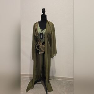 NWT Icon Swim 2 Piece Swimsuit. 1 Swimsuit+ Coverup (XL)